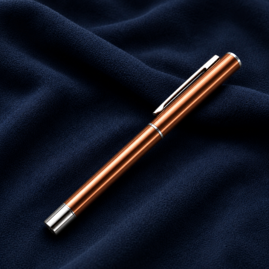Skyworld_engrave_ rosegold metal pen