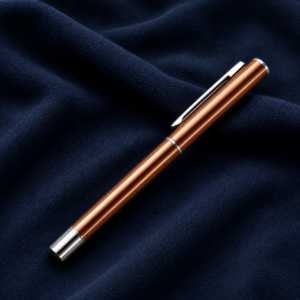 Skyworld_engrave_ rosegold metal pen