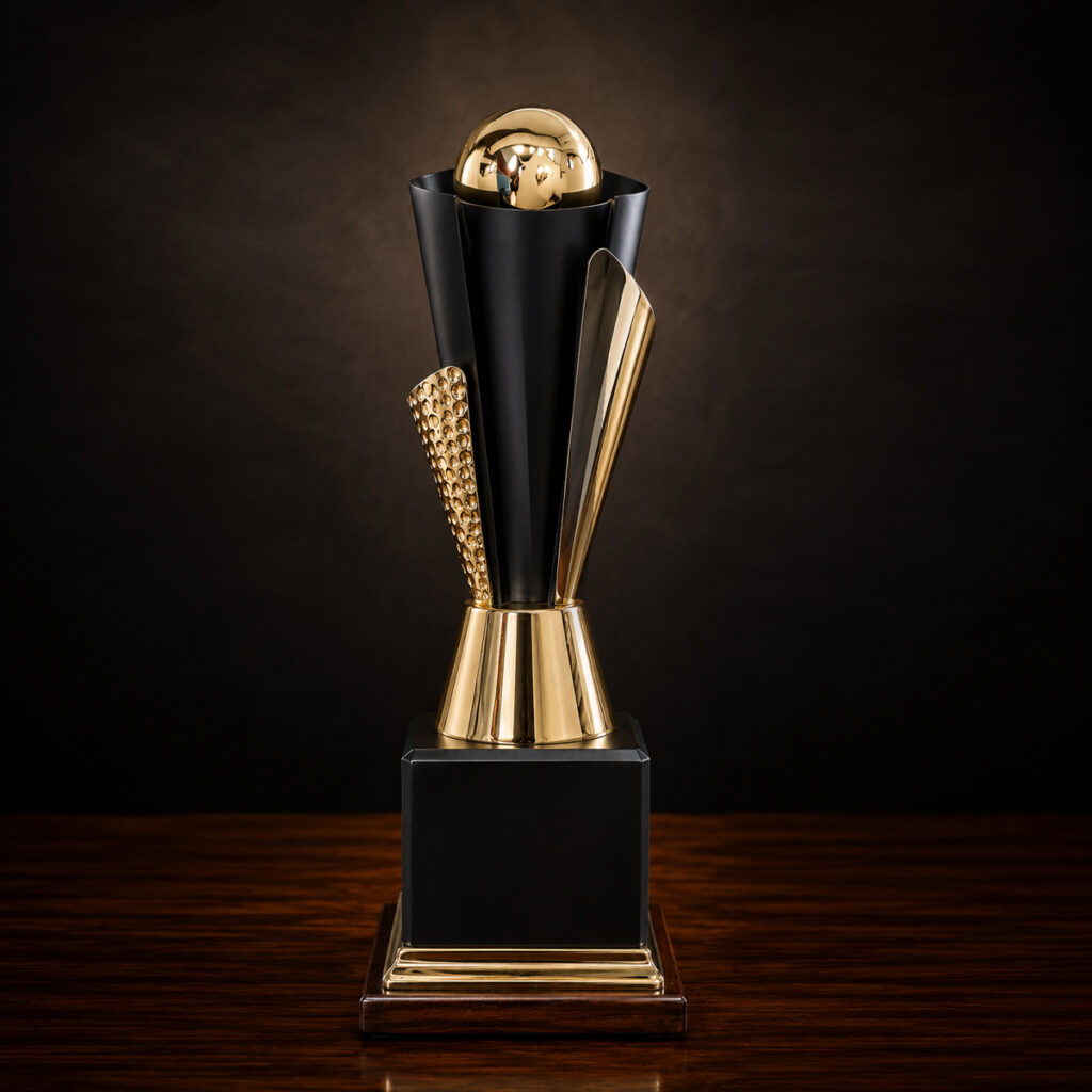 Modern black and gold Luxury trophy