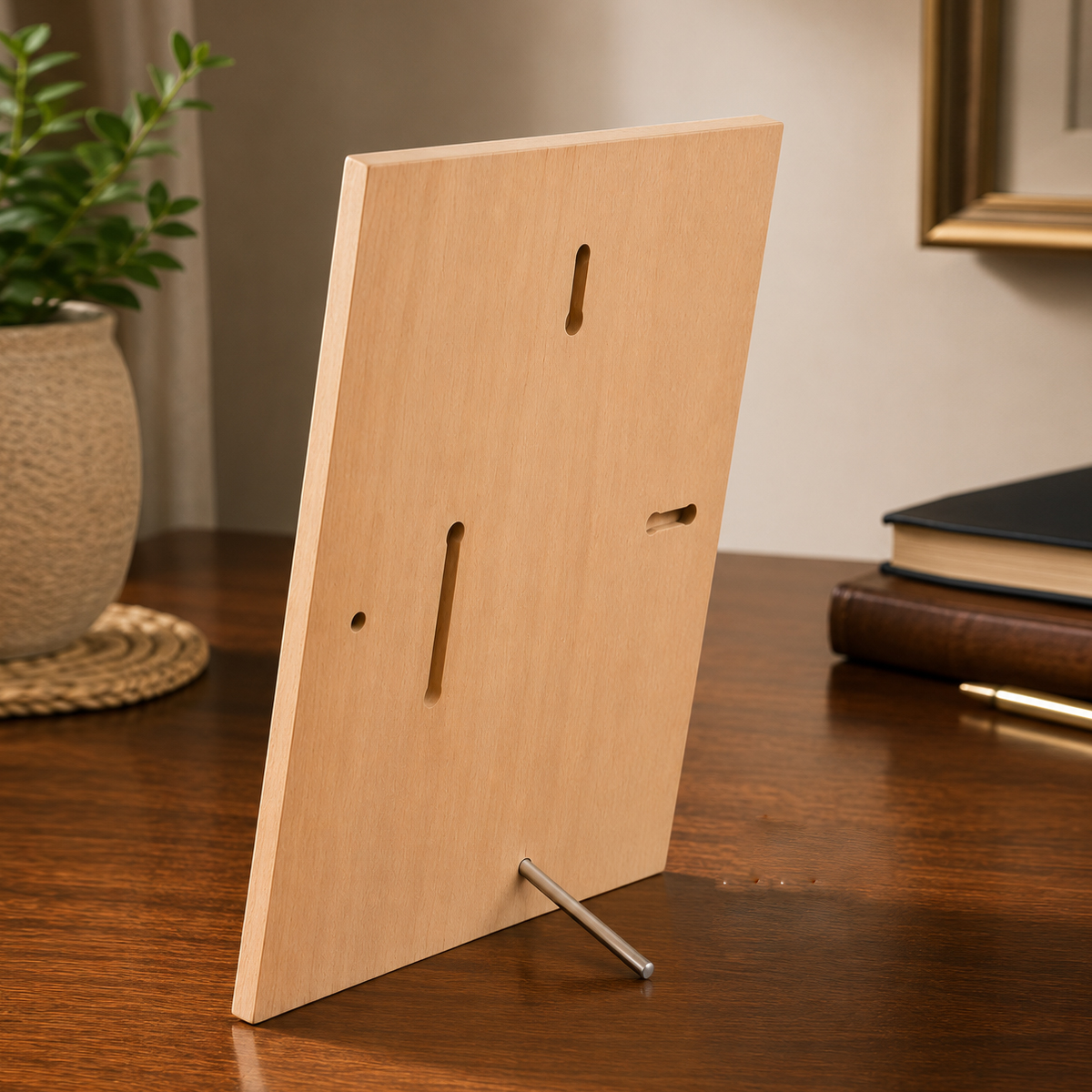 Backside Wooden Photo Frame
