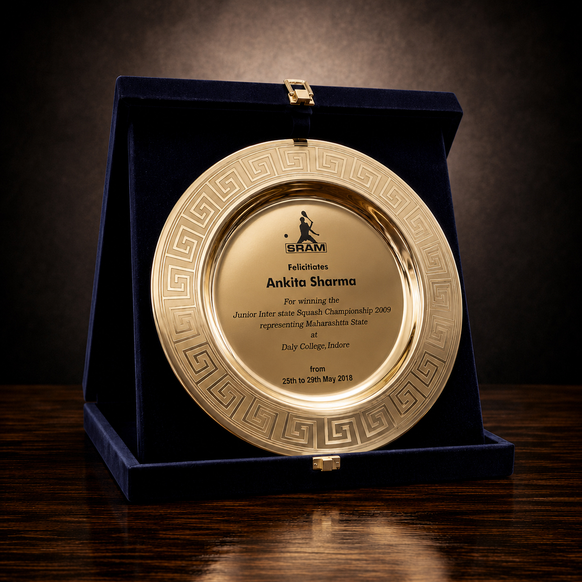 Gold Recognition Plate