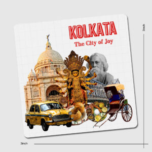 kolkattheme 3X3Fridze Magenet