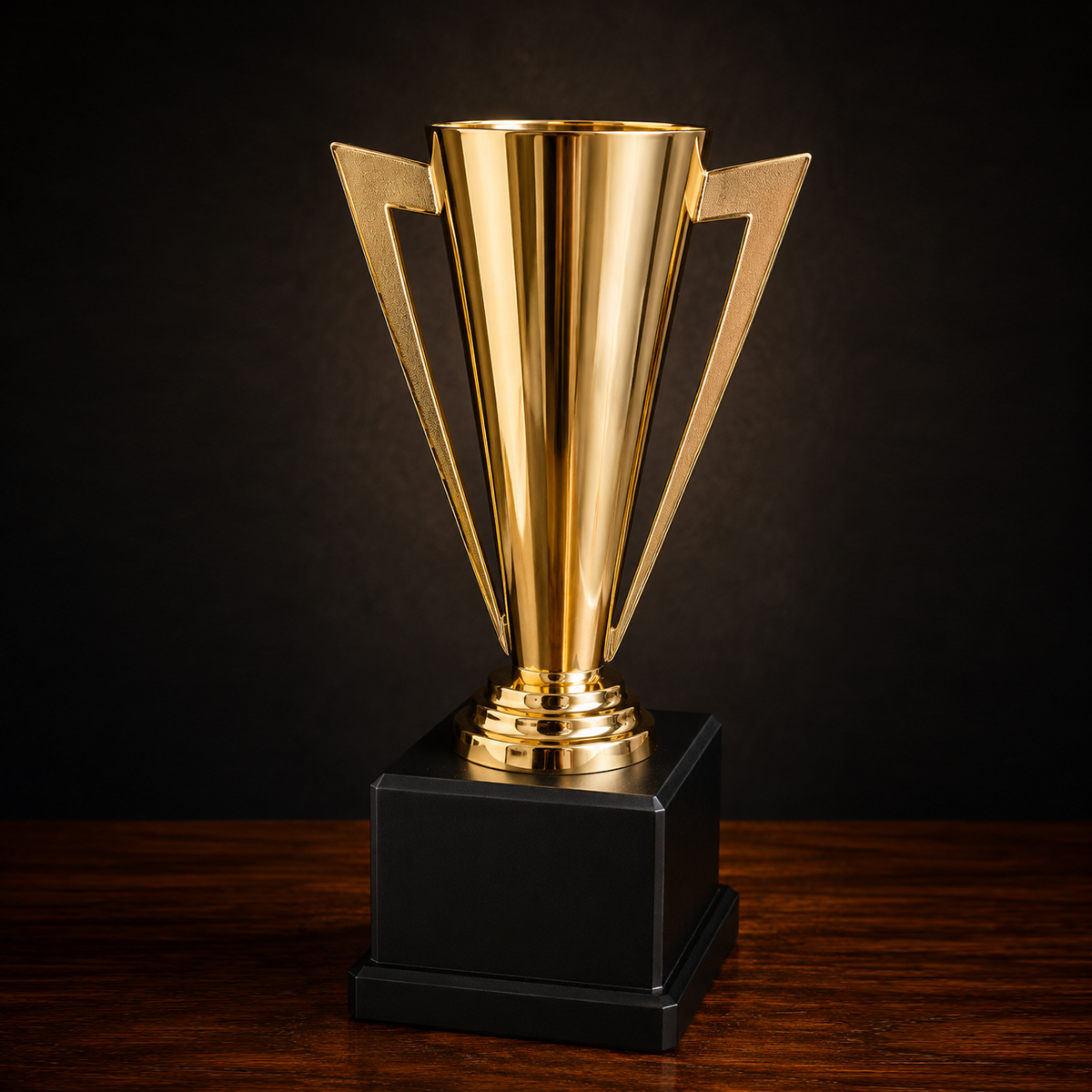 Elegant tapered cup shape