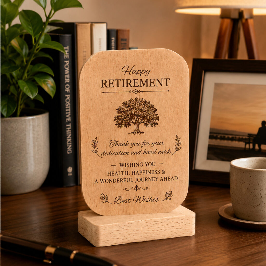 Engrave Wooden Magnet Plaque