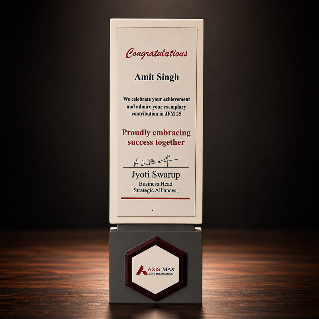 Customized Wooden Trophy