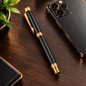 Premium black and gold pen