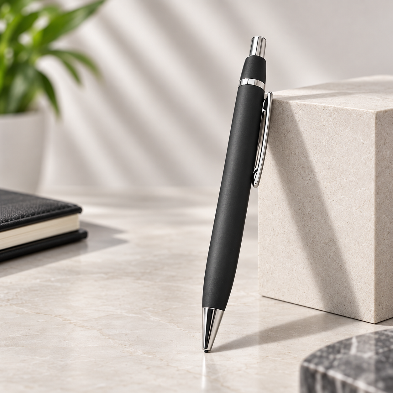Premium matte black ball pen