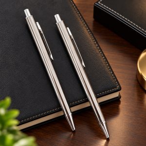 Premium silver metal ball pen