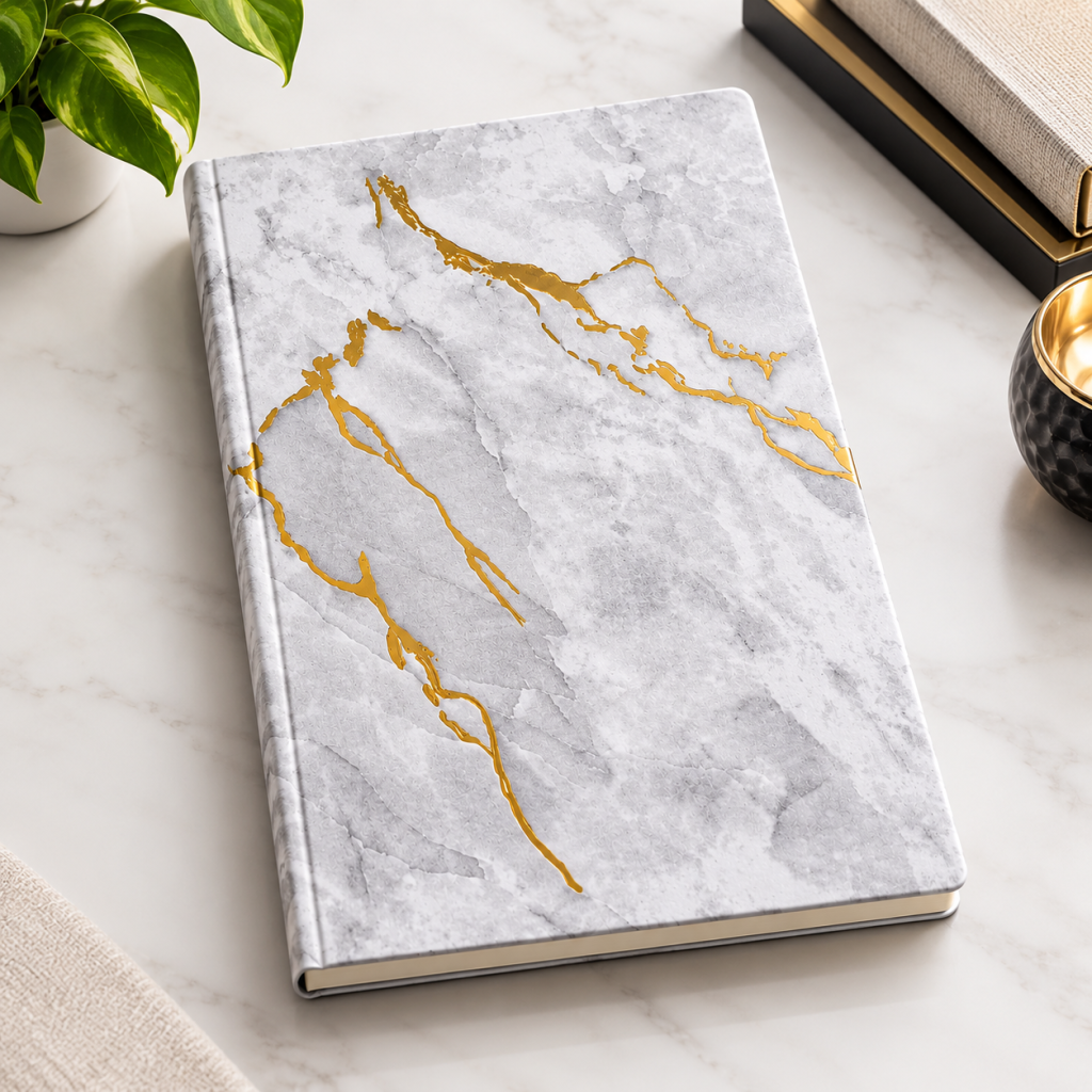 Marbel texture Note Book