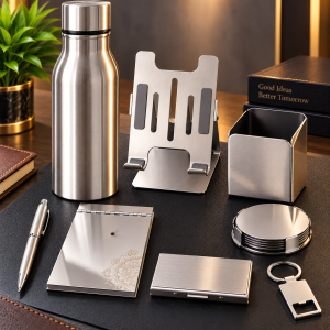 Premium stainless steel corporate gift set