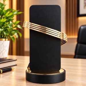 Premium black and gold executive award