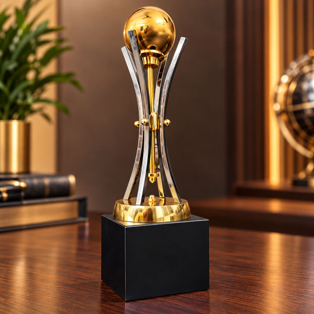 Premium Gold & Silver Executive Trophy