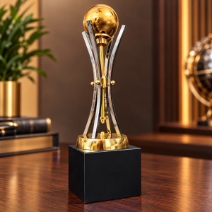 Premium Gold & Silver Executive Trophy