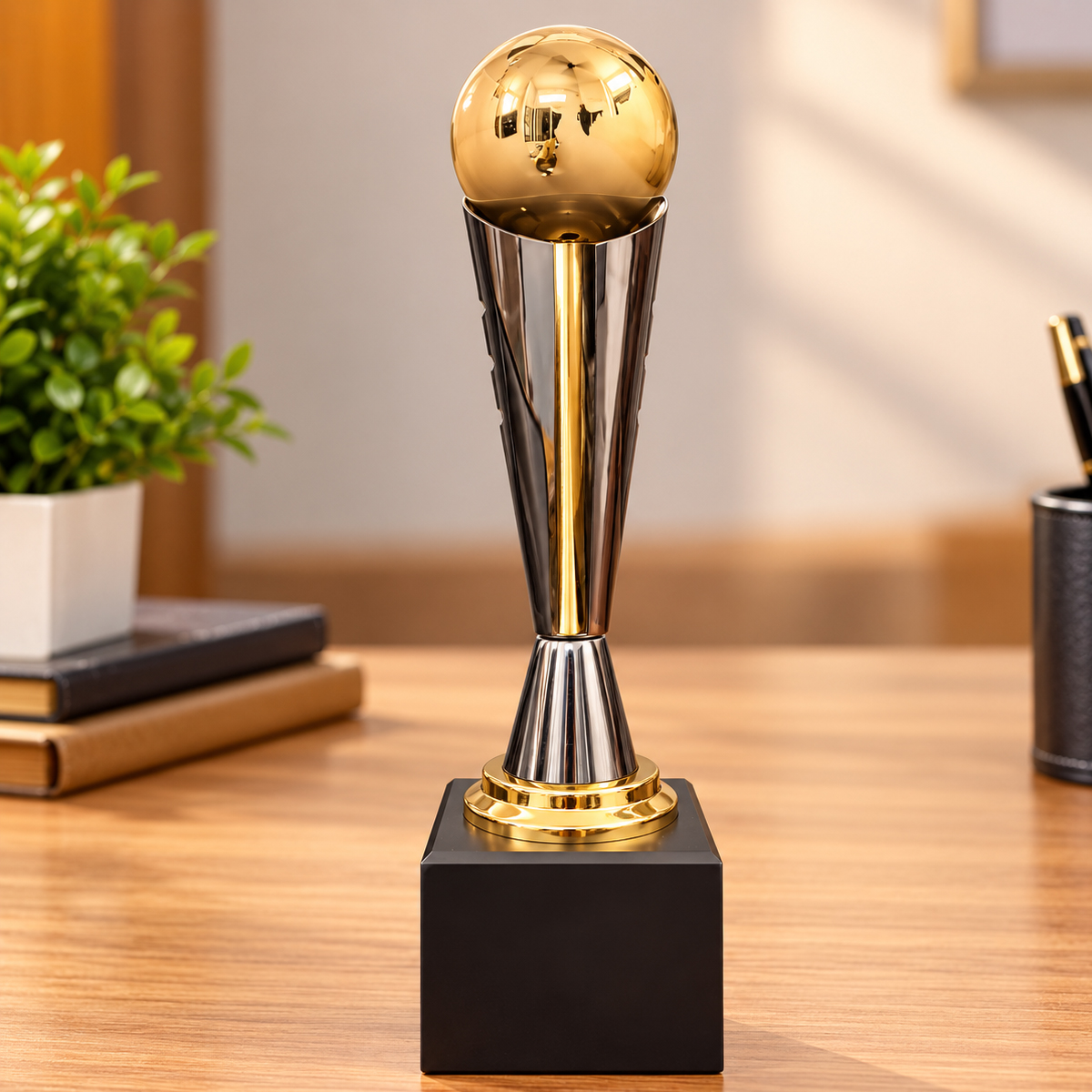 Premium Gold & Silver Victory Trophy