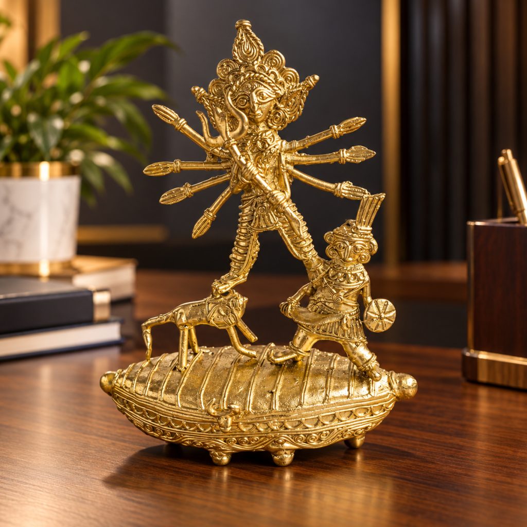 Dokra Durga traditional art