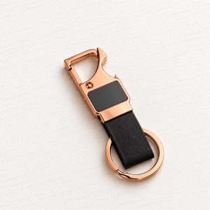 Premium Keychain Metalic Rosegold