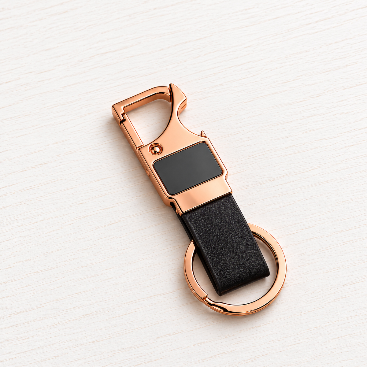 Premium Keychain Metalic Rosegold